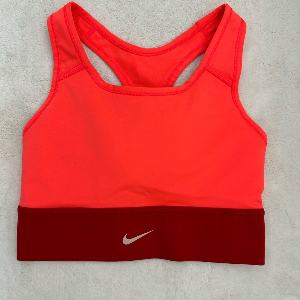 Nike Neon Orange Sports Bra
